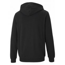 Męska rozpinana bluza z kapturem z małym logo Essentials PUMA Black. Czarne bluzy rozpinane męskie Puma, m, bez wzorów, z kapturem. W wyprzedaży za 229.60 zł.