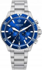 Zegarek Giewont Zegarek Męski Giewont Chronograph Sapphire Srebrno Niebieski. Niebieskie zegarki męskie Giewont. Za 221.63 zł.