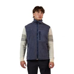 Polar bez rękawów Rossignol Alltrack Sherpa. Niebieskie bluzy z polaru męskie Rossignol, bez wzorów, z polaru, sportowe, bez ramiączek, bez kaptura. Za 543.50 zł.