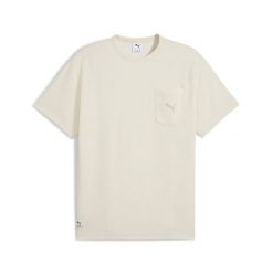 Męska koszulka PUMA Class Pinnacle o luźnym kroju PUMA. Białe t-shirty sportowe męskie Puma, m, bez wzorów, sportowe, bez ramiączek. Za 129.00 zł.