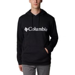 Bluza Sportowa Z Kapturem Męska Columbia Csc Basic Logo. Czarne bluzy nierozpinane męskie Columbia, m, bez wzorów, z kapturem. Za 277.99 zł.