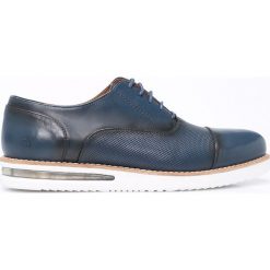 Trussardi Jeans - Półbuty. Szare codzienne półbuty męskie TRUSSARDI JEANS, z jeansu, casualowe, na sznurówki. W wyprzedaży za 539.90 zł.