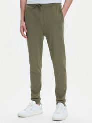 BOSS Spodnie dresowe Sestart 50509303 Zielony Regular Fit. Zielone spodnie dresowe męskie Boss, bez wzorów, z bawełny. Za 399.99 zł.
