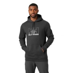 Bluza z kapturem Helly Hansen nord graphic. Brązowe bluzy nierozpinane męskie Helly Hansen, m, bez wzorów, casualowe, bez ramiączek, z kapturem. Za 249.99 zł.