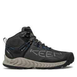 Trekkingi Keen. Szare buty trekkingowe męskie Keen, bez wzorów, sportowe, bez obcasa, bez zapięcia. Za 669.99 zł.