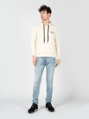 Iceberg Bluza "Hoodie" | E0206300 | Mężczyzna | Beżowy. Brązowe bluzy nierozpinane męskie Iceberg, m, bez wzorów, z bawełny, bez ramiączek, bez kaptura. W wyprzedaży za 589.00 zł.