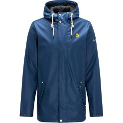 Kurtka przeciwdeszczowa w kolorze granatowym. Niebieskie kurtki męskie Schmuddelwedda, m, bez wzorów, bez ramiączek, bez kaptura. W wyprzedaży za 373.95 zł.