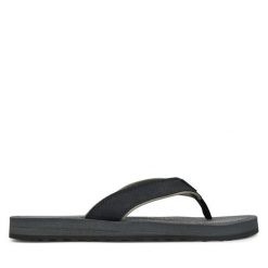 Japonki Skechers. Czarne klapki i japonki męskie Skechers, bez wzorów. Za 109.99 zł.
