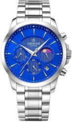 Zegarek Giewont Zegarek Męski Chronograph Sapphire Srebrno Niebieski GW9460-B3. Niebieskie zegarki męskie Giewont. Za 222.15 zł.