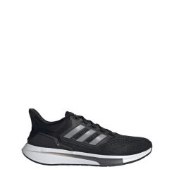 Buty do biegania adidas EQ21 Run. Czarne buty do biegania męskie ADIDAS, bez wzorów, bez zapięcia, do biegania. W wyprzedaży za 215.50 zł.