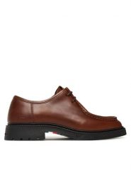 Tommy Hilfiger Półbuty Comfort Lwt Moc Toe FM0FM05588 Brązowy. Brązowe codzienne półbuty męskie Tommy Hilfiger, bez wzorów, ze skóry, bez obcasa, bez zapięcia. Za 469.99 zł.
