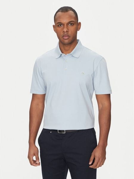 BOSS Polo C-Parris 01 50520297 Błękitny Regular Fit. Niebieskie koszulki polo męskie Boss, m, bez wzorów, z bawełny, bez kołnierzyka, bez ramiączek. Za 289.99 zł.