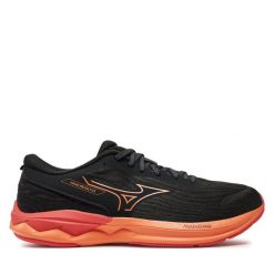 Buty do biegania Mizuno. Czarne buty do biegania męskie Mizuno, bez wzorów, bez zapięcia, do biegania, mizuno wave. Za 319.99 zł.