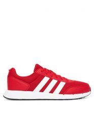 Adidas Sneakersy RUN 50S JQ4516 Czerwony. Czerwone buty do biegania męskie ADIDAS, bez wzorów, z materiału, bez zapięcia. Za 219.99 zł.
