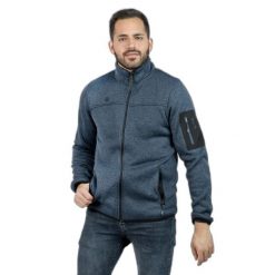 Polar Izas Samaun. Niebieskie bluzy z polaru męskie IZAS, l, bez wzorów, z polaru, bez ramiączek, bez kaptura. W wyprzedaży za 226.04 zł.