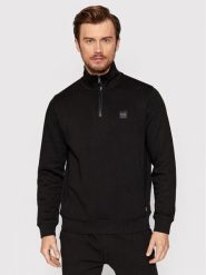 Boss Bluza Zetrust 50468926 Czarny Regular Fit. Czarne bluzy nierozpinane męskie Boss, l, bez wzorów, z bawełny, bez ramiączek, bez kaptura. Za 509.99 zł.