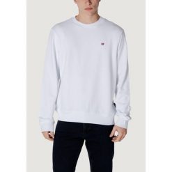 Bluza Mężczyzna NAPAPIJRI BALIS CREW SUM 2. Białe bluzy nierozpinane męskie Napapijri, m, bez wzorów, z bawełny, bez ramiączek, bez kaptura. Za 295.10 zł.