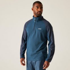 Elson II Regatta męski turystyczny polar. Niebieskie bluzy z polaru męskie Regatta, m, bez wzorów, z polaru, sportowe, bez ramiączek, bez kaptura. W wyprzedaży za 108.75 zł.