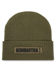Aeronautica Militare Czapka 252CU0081UL00449 Zielony. Zielone czapki męskie Aeronautica Militare, na zimę, bez wzorów, z materiału. Za 209.99 zł.