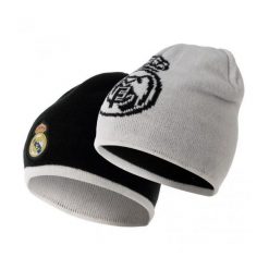 Czapka Real Madryt dwustronna. Białe czapki męskie Real Madrid, bez wzorów, sportowe. Za 99.00 zł.