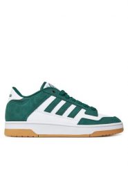 Adidas Sneakersy Rapid Court Low JR1009 Zielony. Zielone buty sportowe na co dzień męskie ADIDAS, m, bez wzorów, ze skóry, bez ramiączek, bez kaptura. Za 259.99 zł.