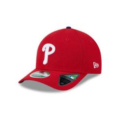 Czapka bejsbolowa 9forty MLB Phillie PLYR REP MC OTC. Czerwone czapki męskie New Era, bez wzorów, casualowe. Za 184.00 zł.