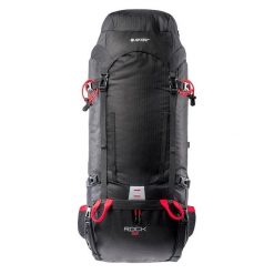 Plecak Turystyczny Rock 65L. Czarne plecaki męskie Hi-tec, bez wzorów. Za 446.99 zł.