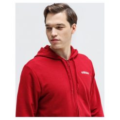 Adidas Bluza E Pln Fz Ft , czerwony, rozmiar XL. Czerwone bluzy nierozpinane męskie ADIDAS, m, bez wzorów, z bawełny, z kapturem. Za 229.99 zł.