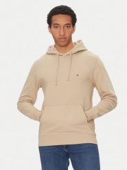 Tommy Hilfiger Bluza Essential MW0MW37235 Beżowy Regular Fit. Brązowe bluzy nierozpinane męskie Tommy Hilfiger, m, bez wzorów, z bawełny, bez ramiączek, bez kaptura. Za 349.99 zł.