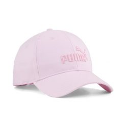Czapka z daszkiem Essentials Elevated PUMA. Czerwone czapki męskie Puma, bez wzorów, sportowe. Za 89.00 zł.