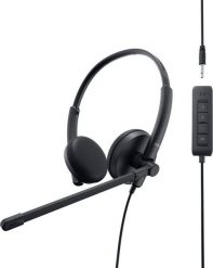 DELL WH1022 Zestaw słuchawkowy Przewodowa Opaska na głowę Połączenia/muzyka USB Typu-A Czarny. Czarne zestawy słuchawkowe Dell. Za 172.42 zł.
