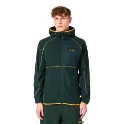 Bluza Rozpinana Męska Oakley Vista Full Zip RC Jacket. Zielone bluzy rozpinane męskie Oakley, m, bez wzorów, bez ramiączek, bez kaptura. Za 530.99 zł.