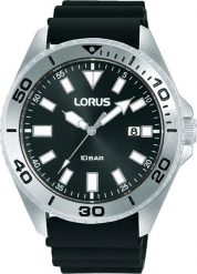 Zegarek męski Lorus RXH55KX9 czarny. Czarne zegarki męskie Lorus. Za 452.36 zł.
