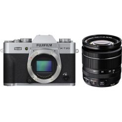 Aparat Fujifilm Aparat cyfrowy X-T20 srebrny + XF 18-55mm -FujiFilm X-T20 silver + XF 18-55mm. Aparaty lustrzanki marki Fujifilm. Za 4,942.99 zł.