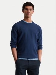 Marc O'Polo Sweter 526 5023 60080 Granatowy Regular Fit. Niebieskie kardigany męskie Marc O'Polo, m, bez wzorów, z bawełny, bez ramiączek. Za 329.99 zł.