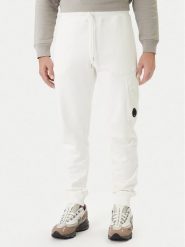 C.P. Company Spodnie dresowe 20CMSP067A110044G Écru Regular Fit. Spodnie dresowe męskie C.P. Company, bez wzorów, z bawełny. Za 959.99 zł.