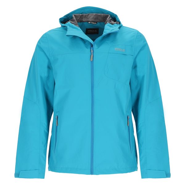 Kurtka wodoodporna Pro-X Elements Dieter. Niebieskie kurtki męskie PRO-X ELEMENTS, m, bez wzorów, bez kaptura, rowerowe. Za 368.50 zł.