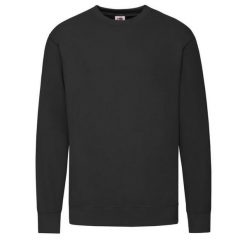 Lekka Męska Bluza Z Kapturem. Czarne bluzy nierozpinane męskie Fruit of the Loom, m, bez wzorów, bez ramiączek, z kapturem. Za 57.99 zł.