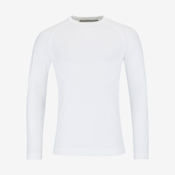 Koszulka z długim rękawem męska FLEX Seamless. Białe koszulki męskie z długim rękawem Head, m, bez wzorów, sportowe, bez ramiączek. W wyprzedaży za 196.00 zł.