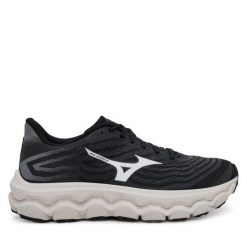 Buty do biegania Mizuno. Czarne buty do biegania męskie Mizuno, bez wzorów, bez zapięcia, do biegania, mizuno wave. Za 459.99 zł.