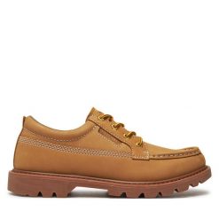 Półbuty CAT Footwear. Żółte codzienne półbuty męskie CAT Footwear, bez wzorów, bez obcasa, bez zapięcia. Za 359.99 zł.
