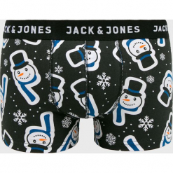 Jack & Jones - Bokserki. Czarne bokserki męskie Jack & Jones, z bawełny. Za 59.90 zł.