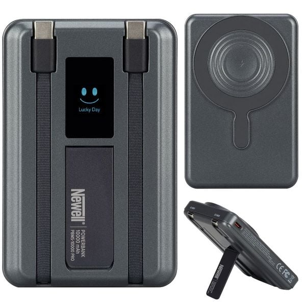 NEWELL NL4894 Power Bank 10000 mAh 2x USB-C MagSafe szary. Szare powerbanki Newell. Za 127.77 zł.