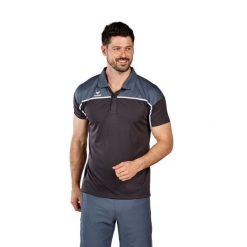 Polo Erima Change. Szare koszulki polo męskie Erima, m, bez wzorów, sportowe, bez kołnierzyka, bez ramiączek. Za 208.50 zł.