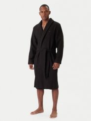Tommy Hilfiger Szlafrok UM0UM03524 Czarny. Czarne szlafroki męskie Tommy Hilfiger, m, bez wzorów, z bawełny, bez kaptura. Za 469.99 zł.