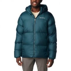 Kurtka uniwersalna męska Columbia Puffect Hooded Jacket. Niebieskie kurtki męskie Columbia, m, bez wzorów, z syntetyku, casualowe, bez ramiączek, z kapturem. Za 638.00 zł.
