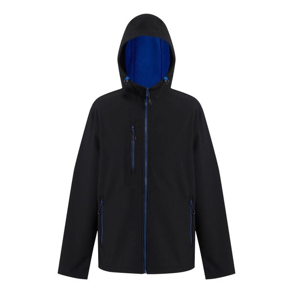 Męska Kurtka Soft Shell Navigate 2 Layer. Czarne kurtki męskie Regatta, m, bez wzorów, sportowe, bez ramiączek, bez kaptura. Za 245.99 zł.