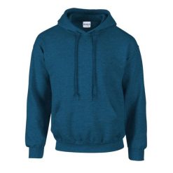 Bluza Z Kapturem Dla Dorosłych Unisex Heavy Blend. Niebieskie bluzy nierozpinane męskie GILDAN, m, bez wzorów, bez ramiączek, z kapturem. Za 73.99 zł.