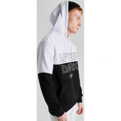 Czarno-biała bluza z kapturem - Biały. Bluzy nierozpinane męskie marki Cropp. Za 119.99 zł.