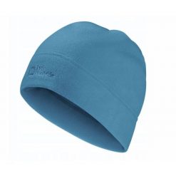 Czapka zimowa dla dorosłych Jack Wolfskin Real Stuff. Niebieskie czapki męskie Jack Wolfskin, na zimę, bez wzorów, z polaru, sportowe. Za 62.00 zł.